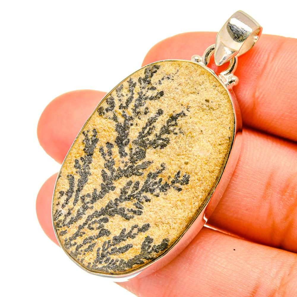 Germany Psilomelane Dendrite Pendants handcrafted by Ana Silver Co - PD3575