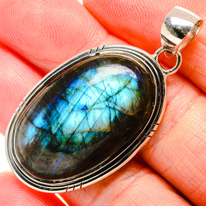 Labradorite Pendants handcrafted by Ana Silver Co - PD35753