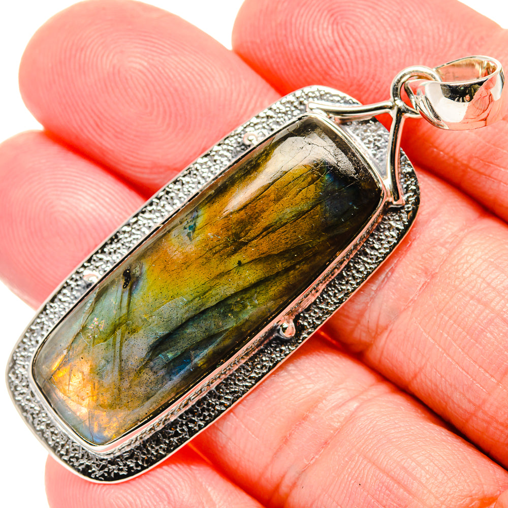Labradorite Pendants handcrafted by Ana Silver Co - PD35754