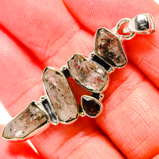 Herkimer Diamond Pendants handcrafted by Ana Silver Co - PD35766