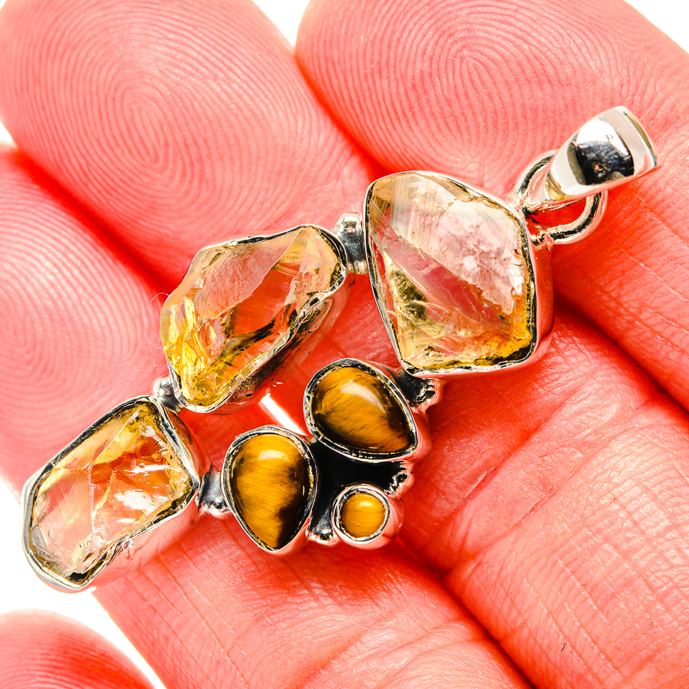 Citrine Pendants handcrafted by Ana Silver Co - PD35768