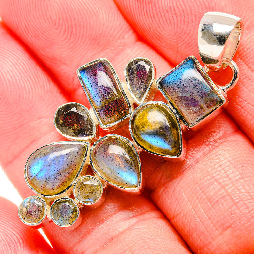Labradorite Pendants handcrafted by Ana Silver Co - PD35775