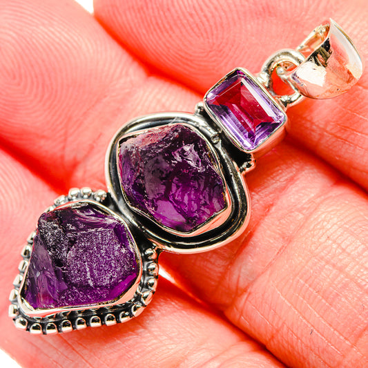 Amethyst Pendants handcrafted by Ana Silver Co - PD35779