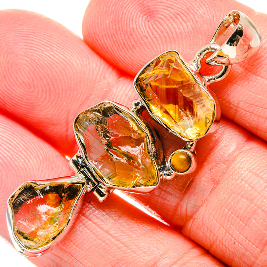Citrine Pendants handcrafted by Ana Silver Co - PD35782