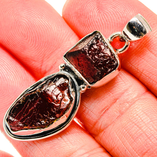 Garnet Pendants handcrafted by Ana Silver Co - PD35785