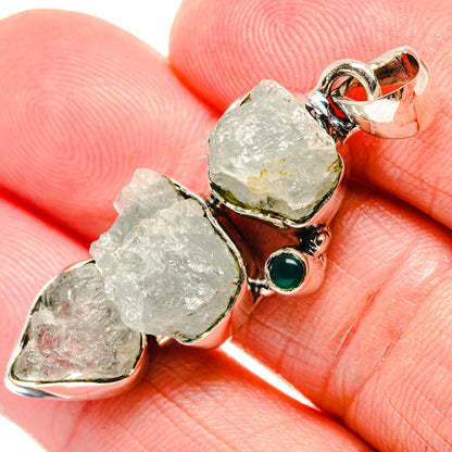 Aquamarine Pendants handcrafted by Ana Silver Co - PD35787