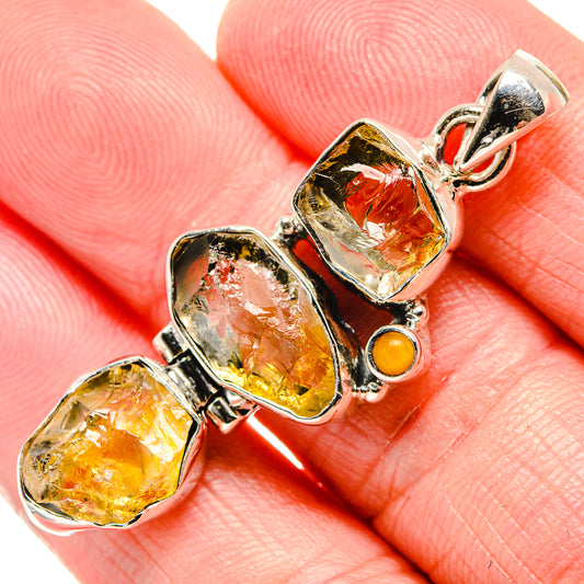 Citrine Pendants handcrafted by Ana Silver Co - PD35792