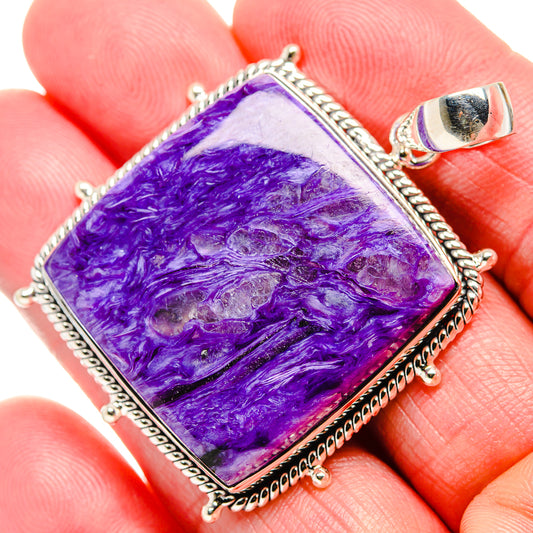 Charoite Pendants handcrafted by Ana Silver Co - PD35799