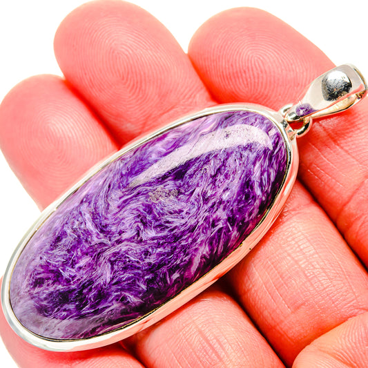 Charoite Pendants handcrafted by Ana Silver Co - PD35802