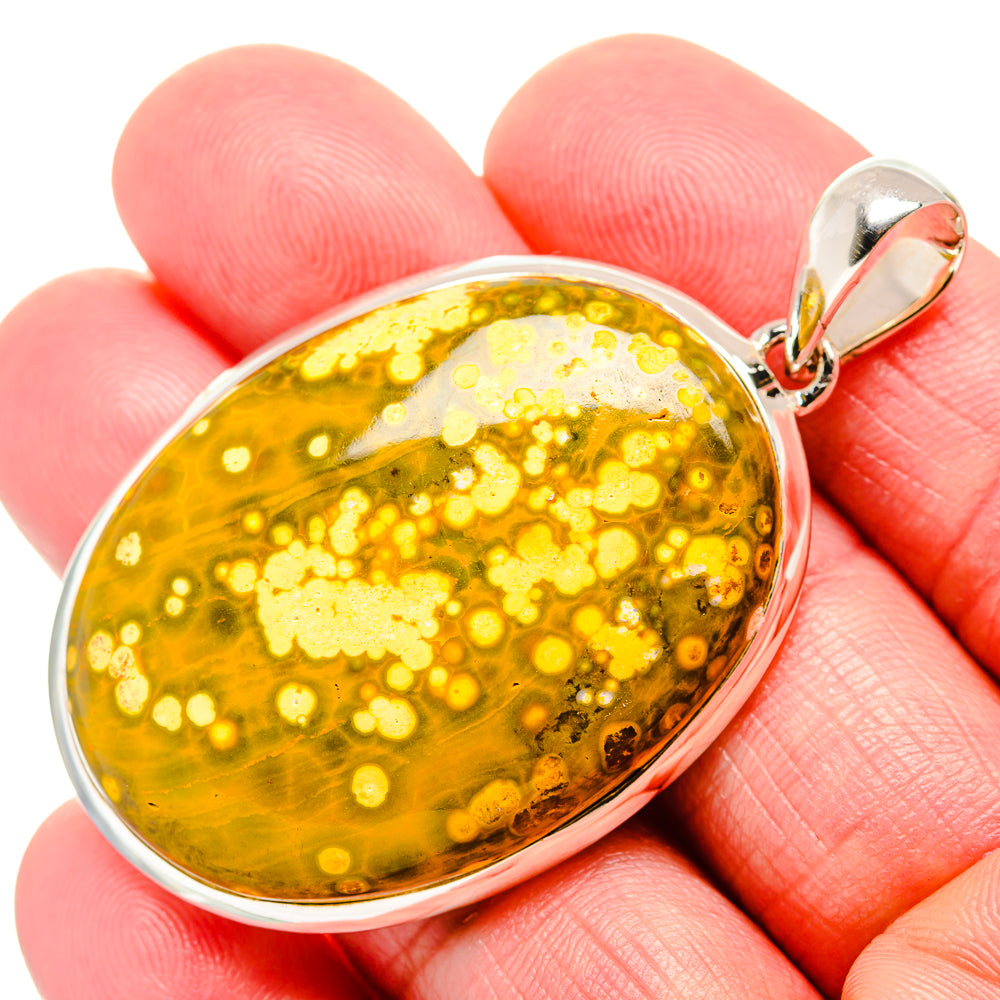 Ocean Jasper Pendants handcrafted by Ana Silver Co - PD35803
