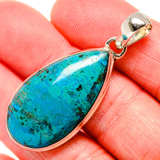 Chrysocolla Pendants handcrafted by Ana Silver Co - PD35818