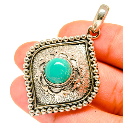 Tibetan Turquoise Pendants handcrafted by Ana Silver Co - PD3582