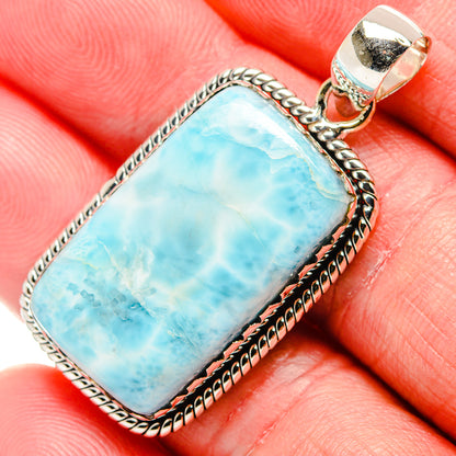 Larimar Pendants handcrafted by Ana Silver Co - PD35820