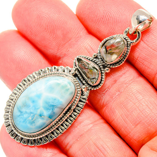 Larimar Pendants handcrafted by Ana Silver Co - PD35821