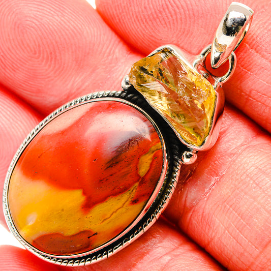 Mookaite Pendants handcrafted by Ana Silver Co - PD35824