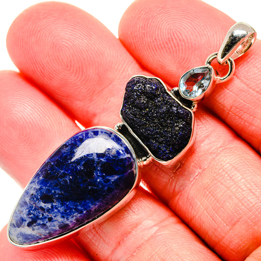 Sodalite Pendants handcrafted by Ana Silver Co - PD35825