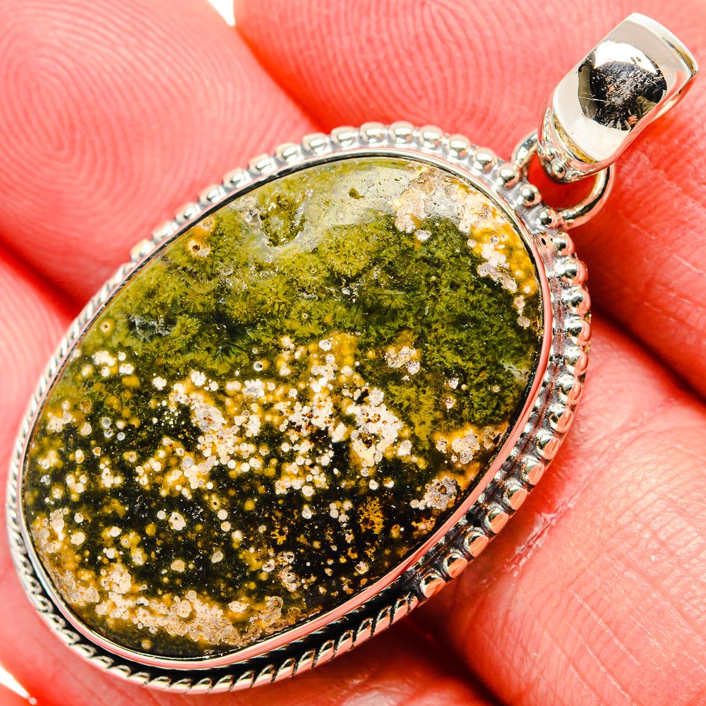 Ocean Jasper Pendants handcrafted by Ana Silver Co - PD35827
