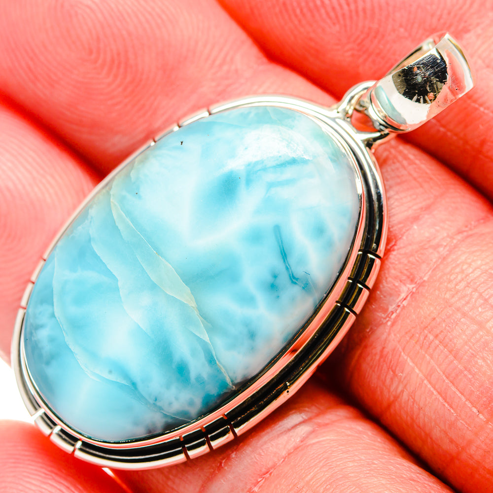 Larimar Pendants handcrafted by Ana Silver Co - PD35833