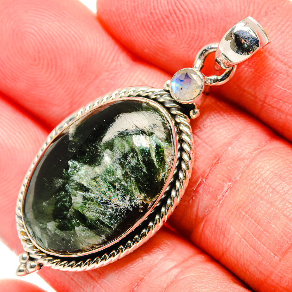 Seraphinite Pendants handcrafted by Ana Silver Co - PD35836
