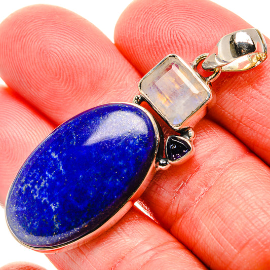 Lapis Lazuli Pendants handcrafted by Ana Silver Co - PD35837