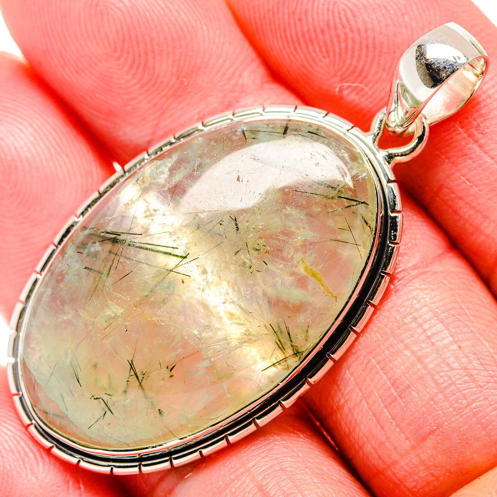 Prehnite Pendants handcrafted by Ana Silver Co - PD35852