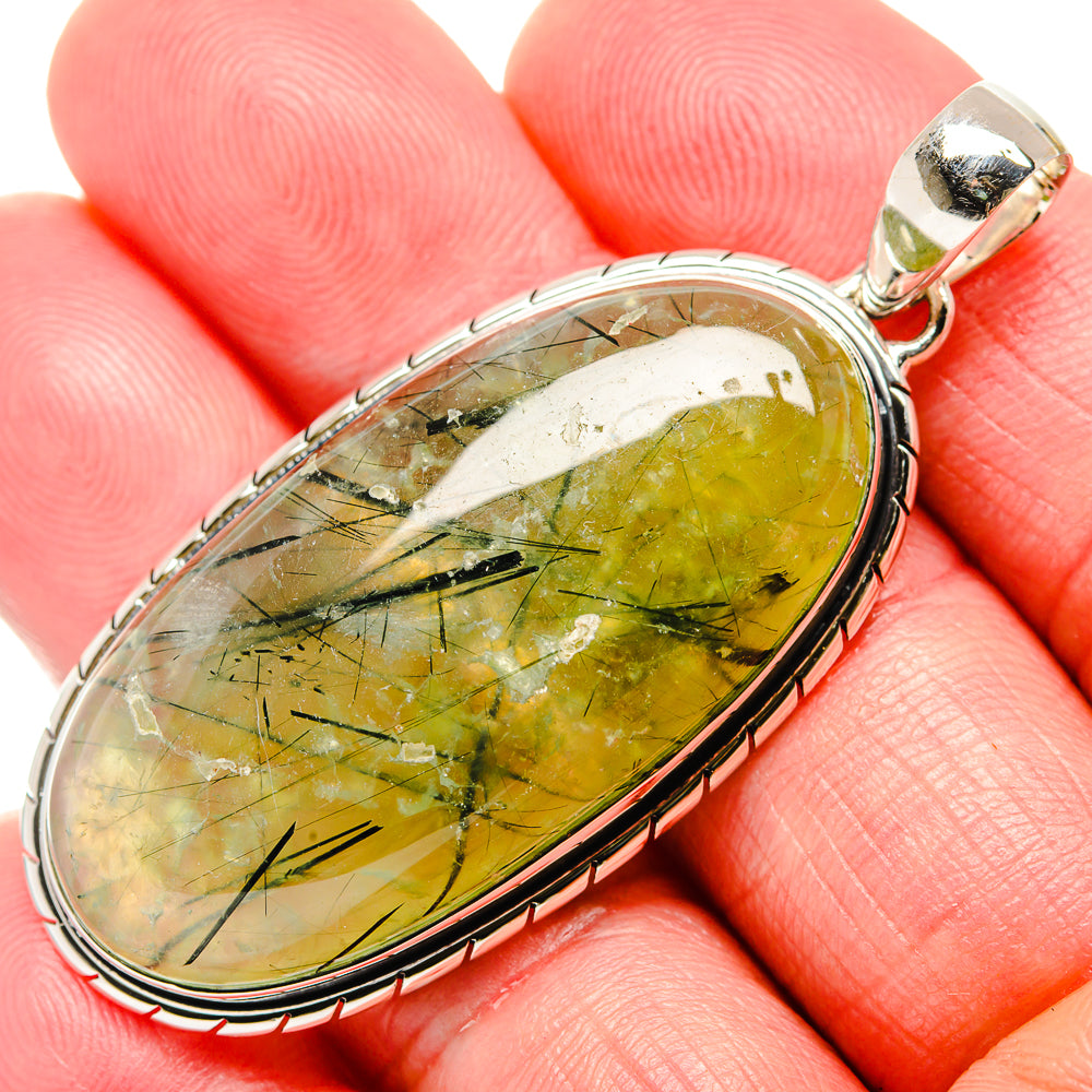 Prehnite Pendants handcrafted by Ana Silver Co - PD35853