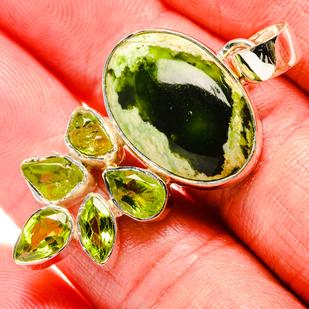 Rainforest Opal Pendants handcrafted by Ana Silver Co - PD35857