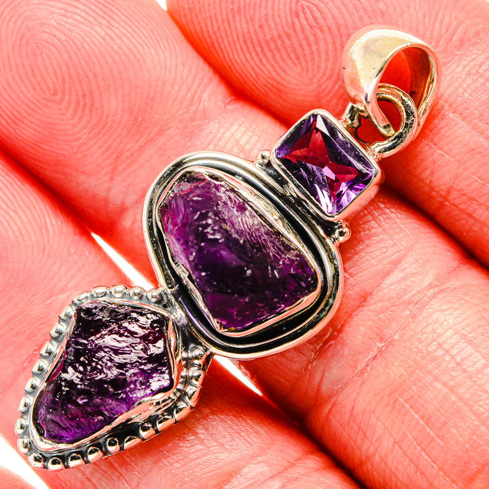 Amethyst Pendants handcrafted by Ana Silver Co - PD35860
