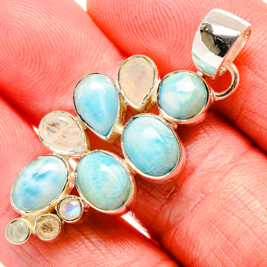 Larimar Pendants handcrafted by Ana Silver Co - PD35862