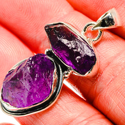 Amethyst Pendants handcrafted by Ana Silver Co - PD35873