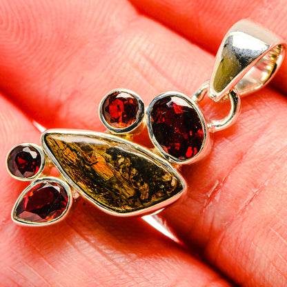 Ammolite Pendants handcrafted by Ana Silver Co - PD35879