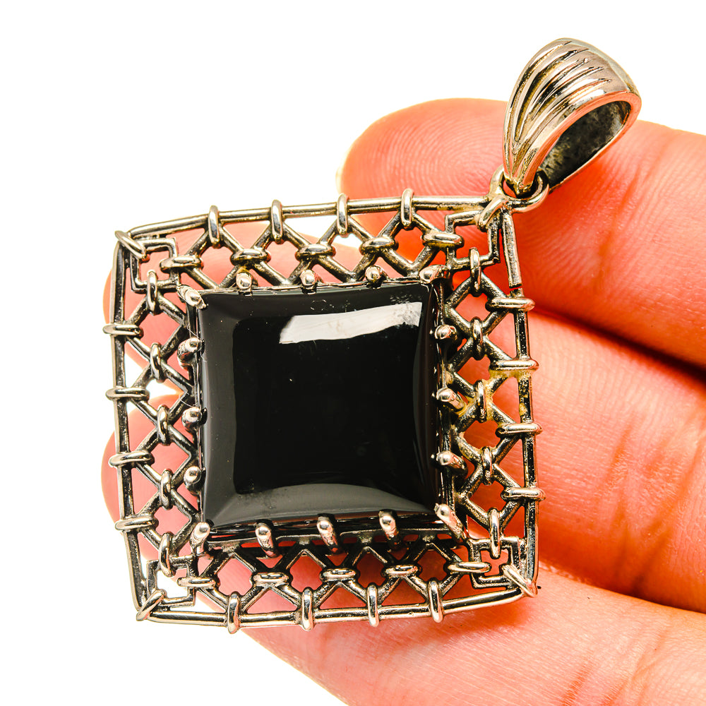 Black Onyx Pendants handcrafted by Ana Silver Co - PD3588