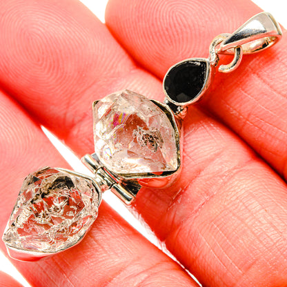 Herkimer Diamond Pendants handcrafted by Ana Silver Co - PD35887