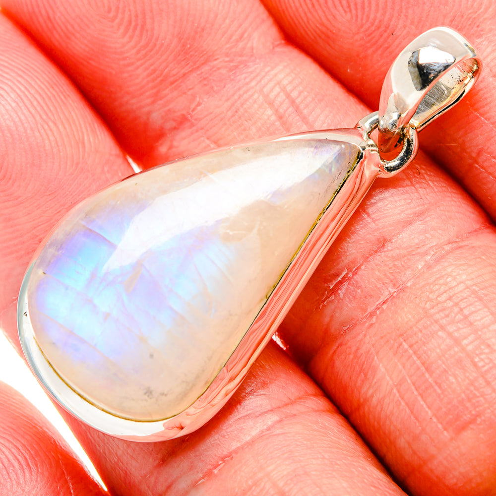 Rainbow Moonstone Pendants handcrafted by Ana Silver Co - PD35889
