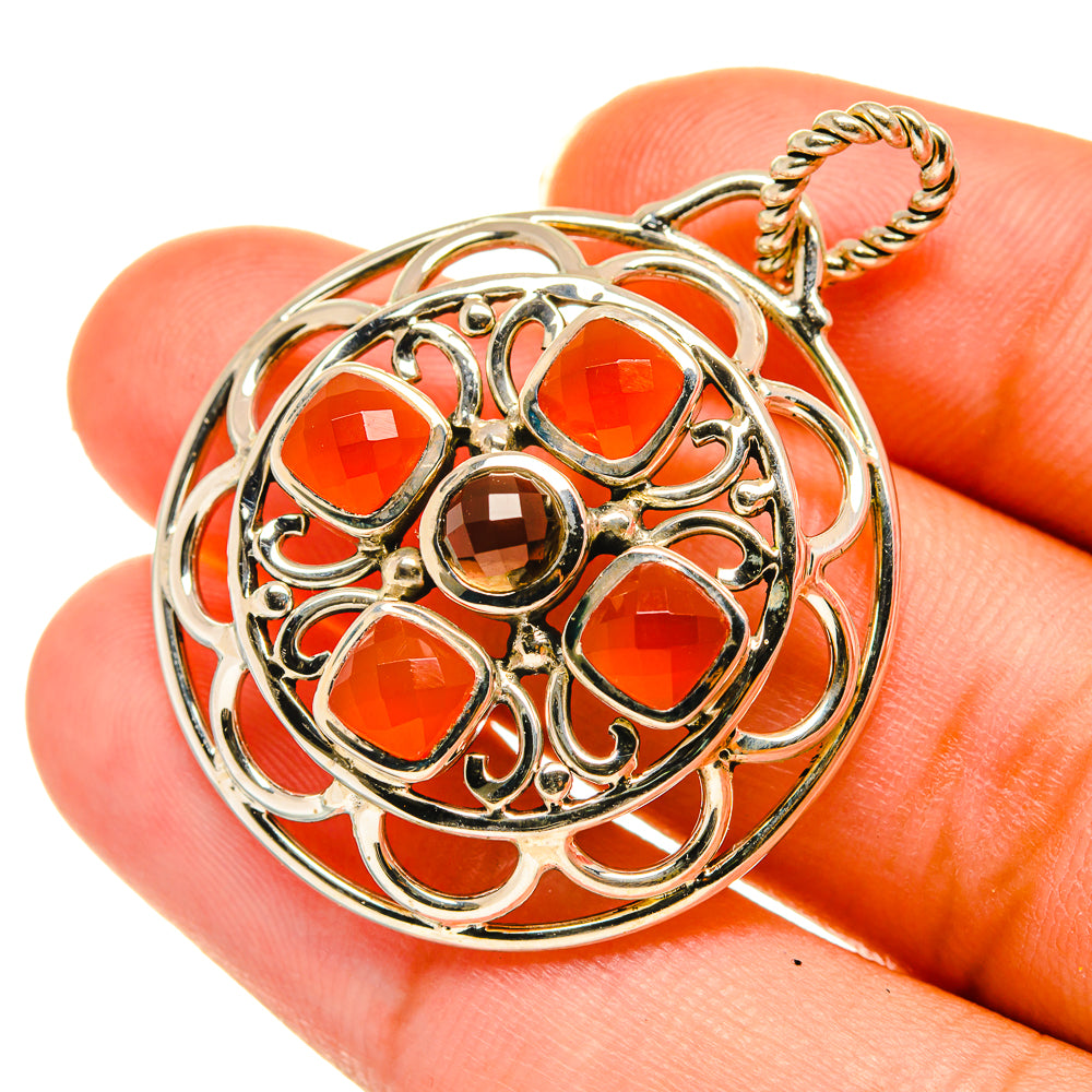 Carnelian Pendants handcrafted by Ana Silver Co - PD3589
