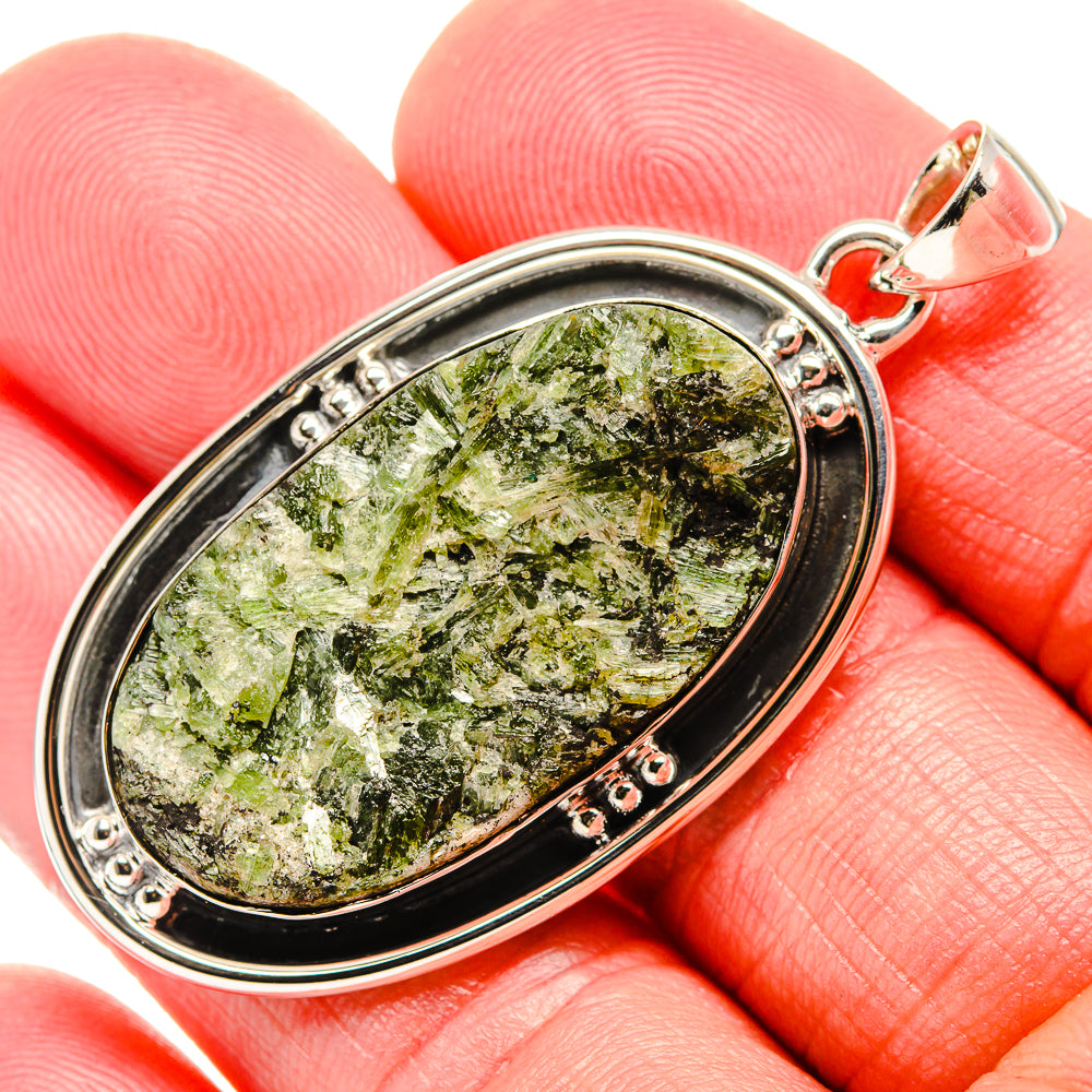 Green Fuchsite Pendants handcrafted by Ana Silver Co - PD35894