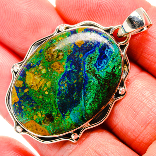 Azurite Pendants handcrafted by Ana Silver Co - PD35896
