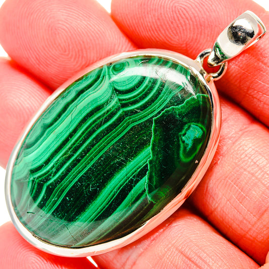 Malachite Pendants handcrafted by Ana Silver Co - PD35899