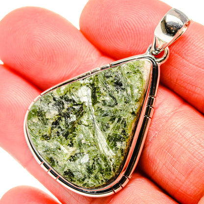 Green Fuchsite Pendants handcrafted by Ana Silver Co - PD35904