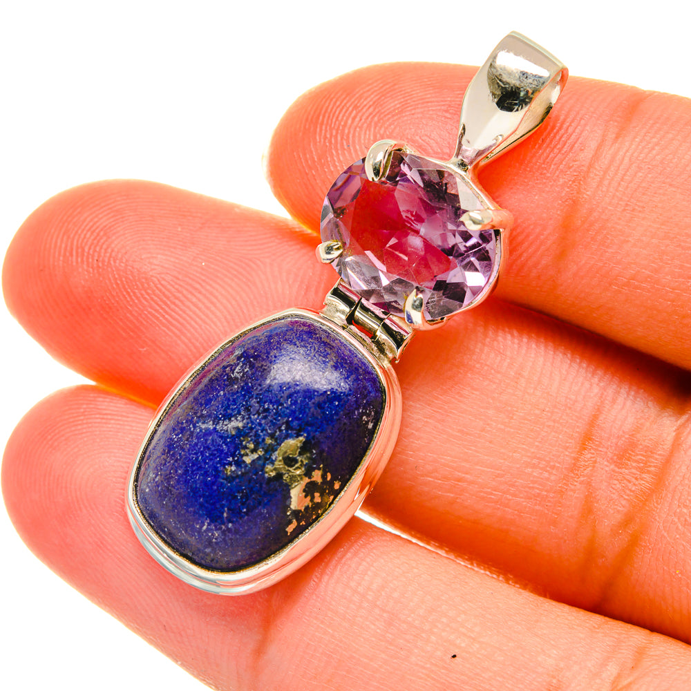Lapis Lazuli Pendants handcrafted by Ana Silver Co - PD3591