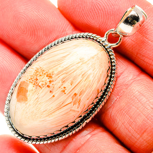 Scolecite Pendants handcrafted by Ana Silver Co - PD35912