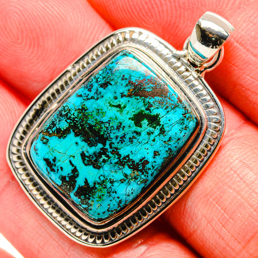 Chrysocolla Pendants handcrafted by Ana Silver Co - PD35919