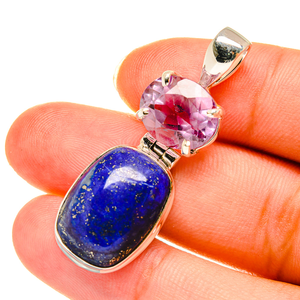Lapis Lazuli Pendants handcrafted by Ana Silver Co - PD3592