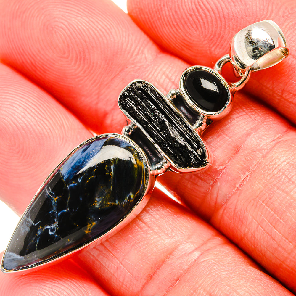 Pietersite Pendants handcrafted by Ana Silver Co - PD35920