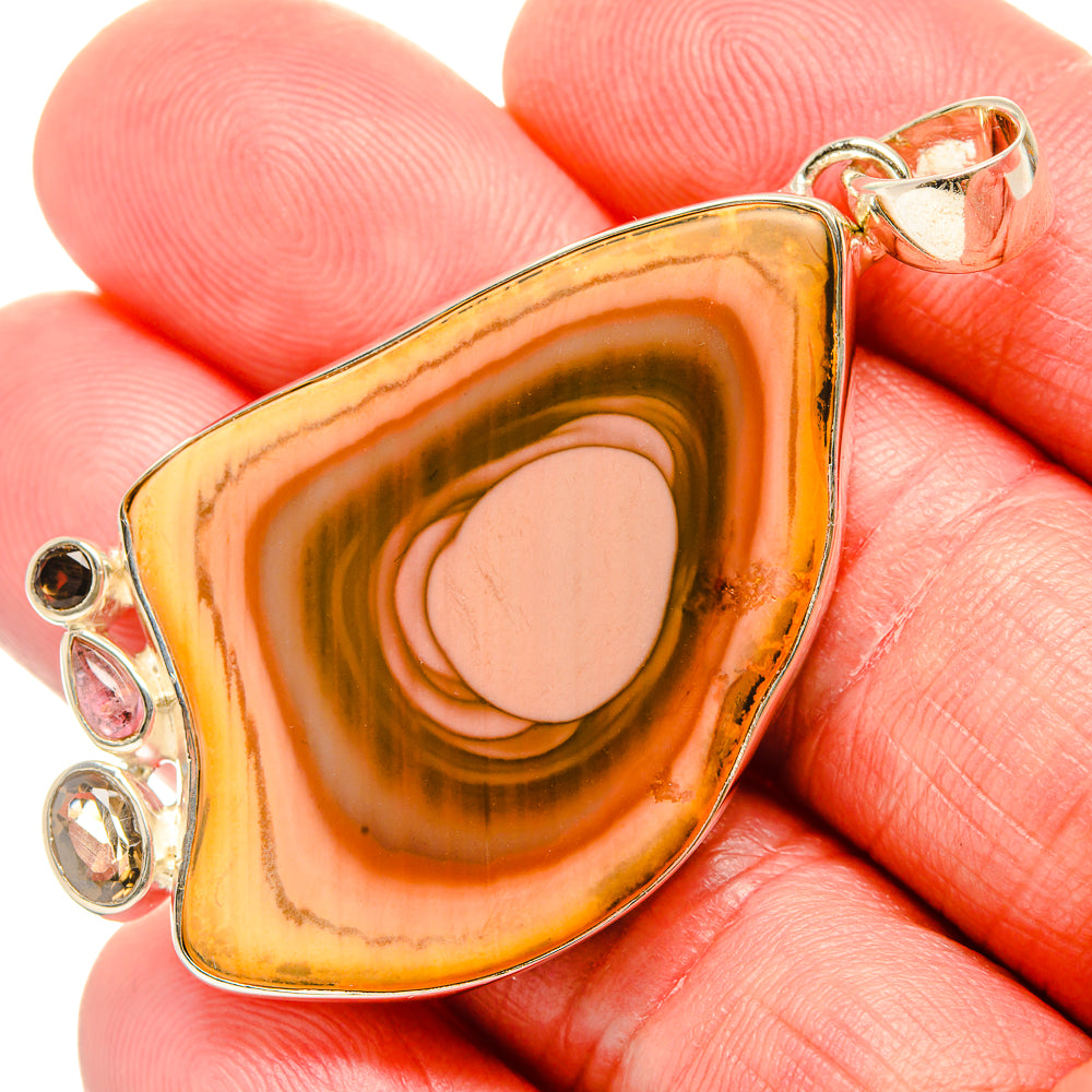 Petrified Wood Pendants handcrafted by Ana Silver Co - PD35931