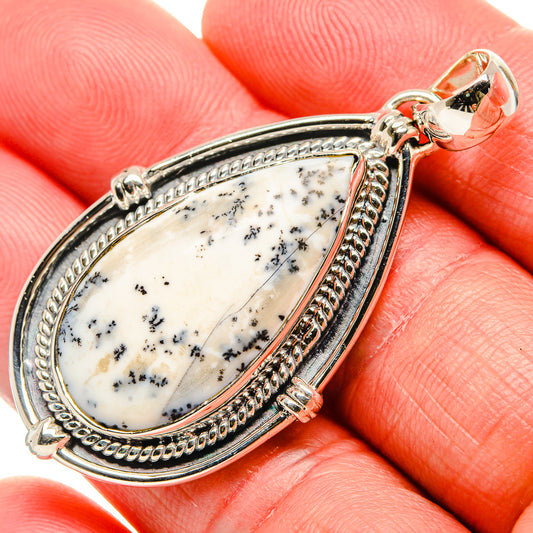Dendritic Opal Pendants handcrafted by Ana Silver Co - PD35935
