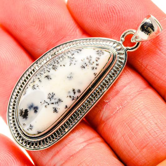 Dendritic Opal Pendants handcrafted by Ana Silver Co - PD35936