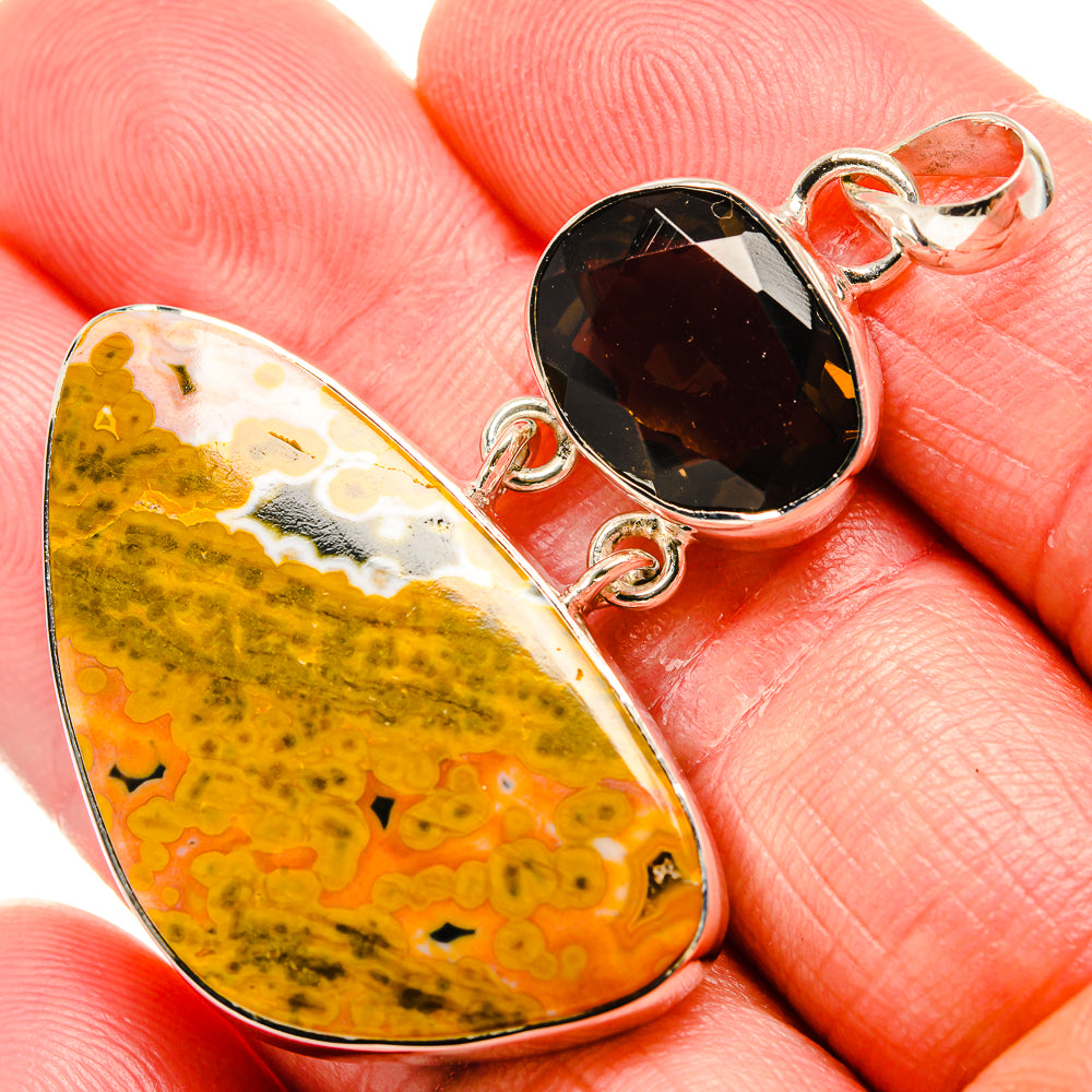 Ocean Jasper Pendants handcrafted by Ana Silver Co - PD35938