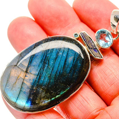 Labradorite Pendants handcrafted by Ana Silver Co - PD35944