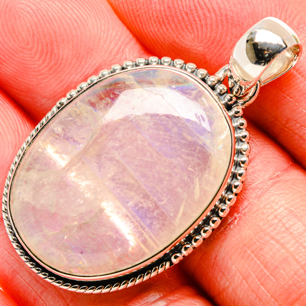Rainbow Moonstone Pendants handcrafted by Ana Silver Co - PD35950
